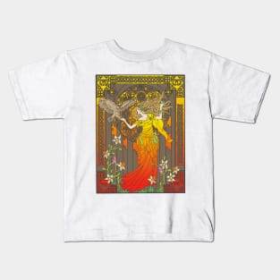 Celtic Woman (orange/yellow) Kids T-Shirt